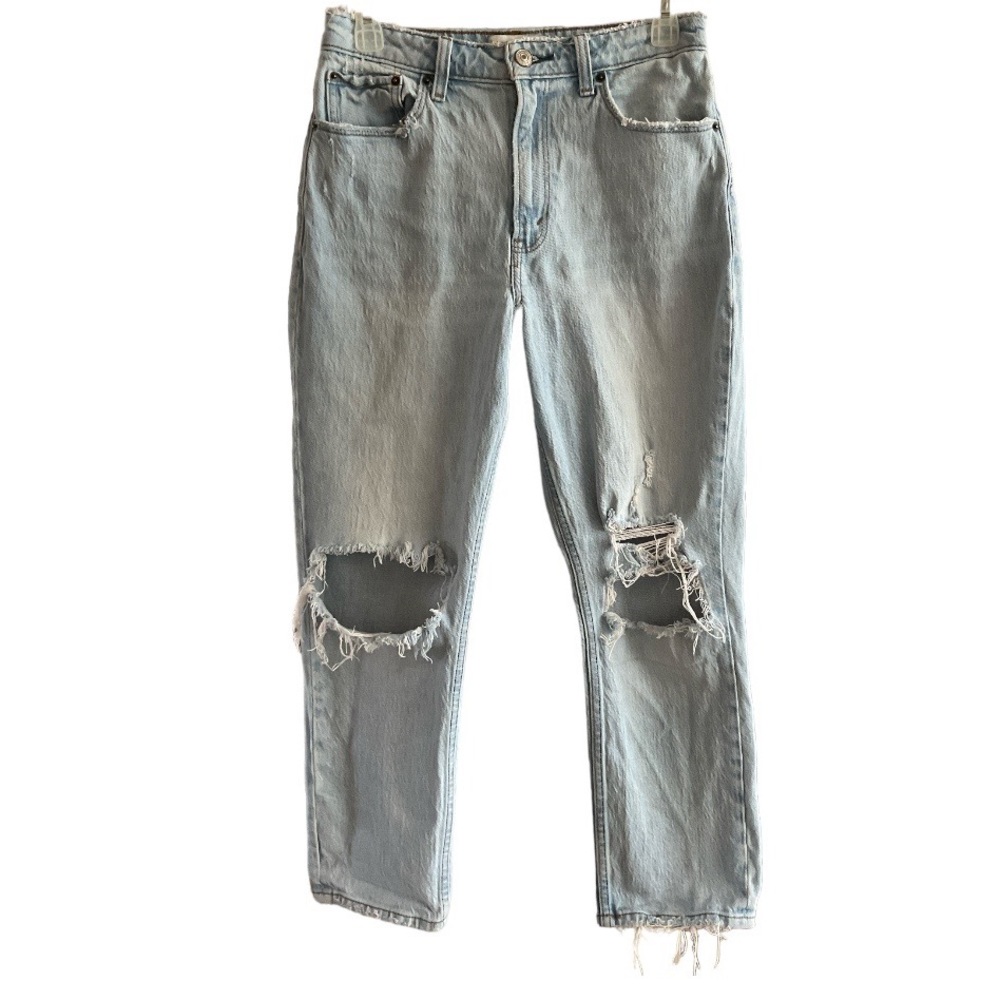 A&F The Mom High Rise Jeans